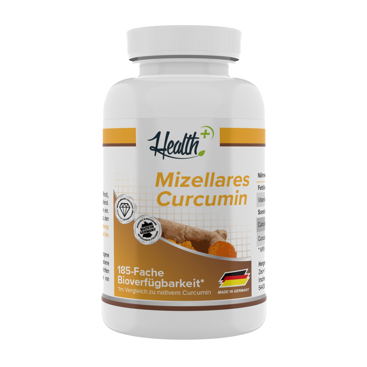 HEALTH+ MIZELLARES CURCUMIN, 60 Kapseln