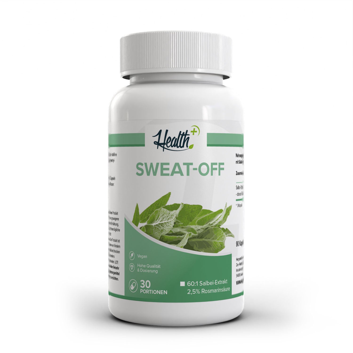 HEALTH+ SWEAT OFF Salbei Extrakt, 90 Kapseln