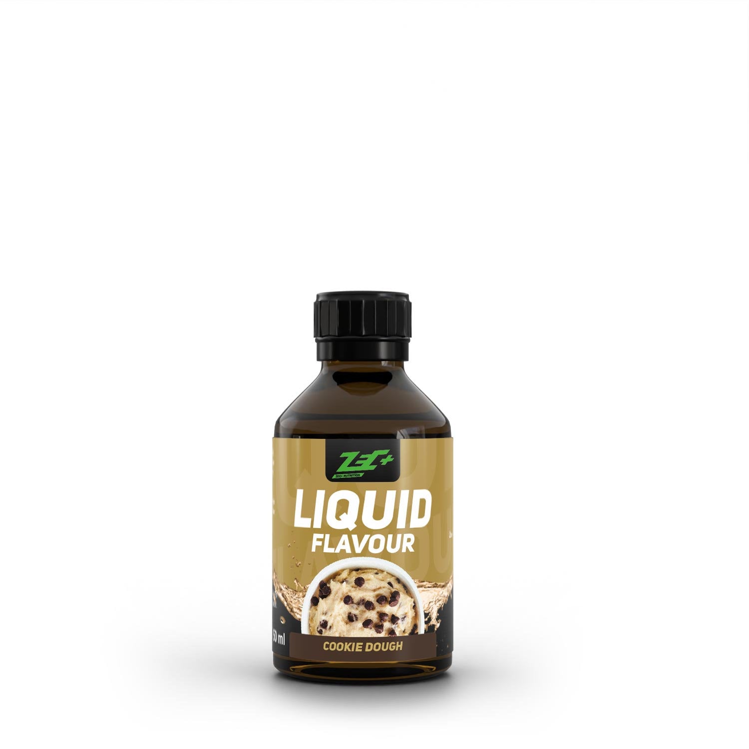 Zecplus Liquid Flavour Drops Cookie Dough Mix 50ml Vorderseite braune Glasflasche