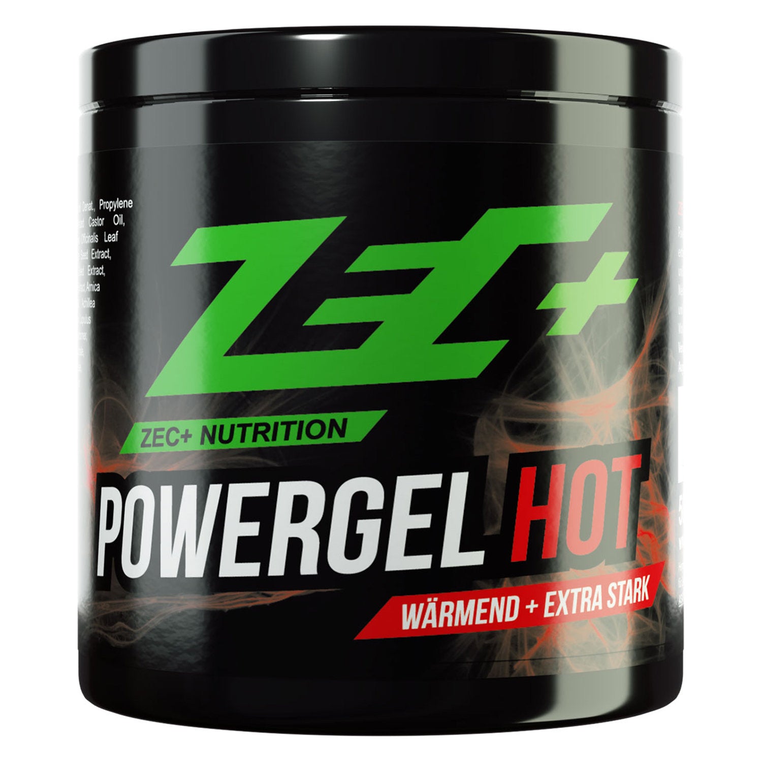 Zec+ Powergel Hot 500ml Dose Vorderseite wärmend extra stark