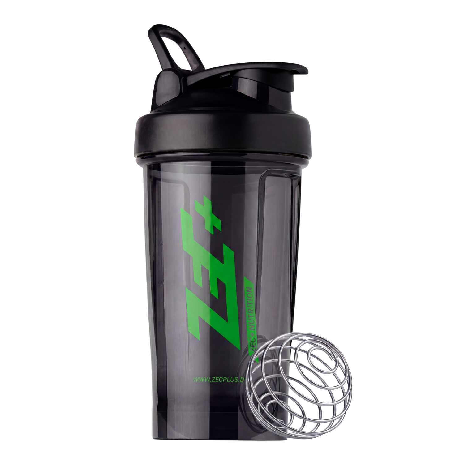 ZEC+ PREMIUM SHAKER schwarz-transparent, 500 ml