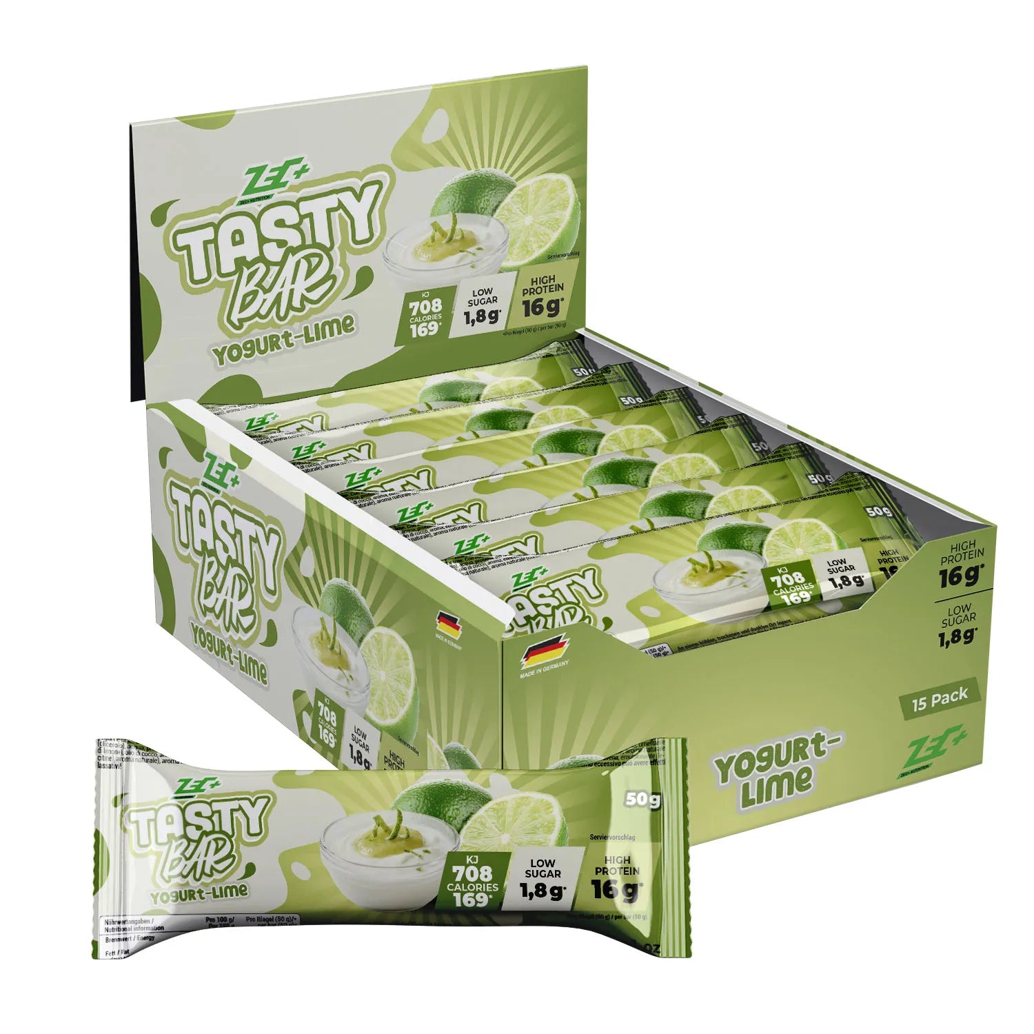 ZEC+ TASTY BAR Yogurt-Lime Limited, 50g
