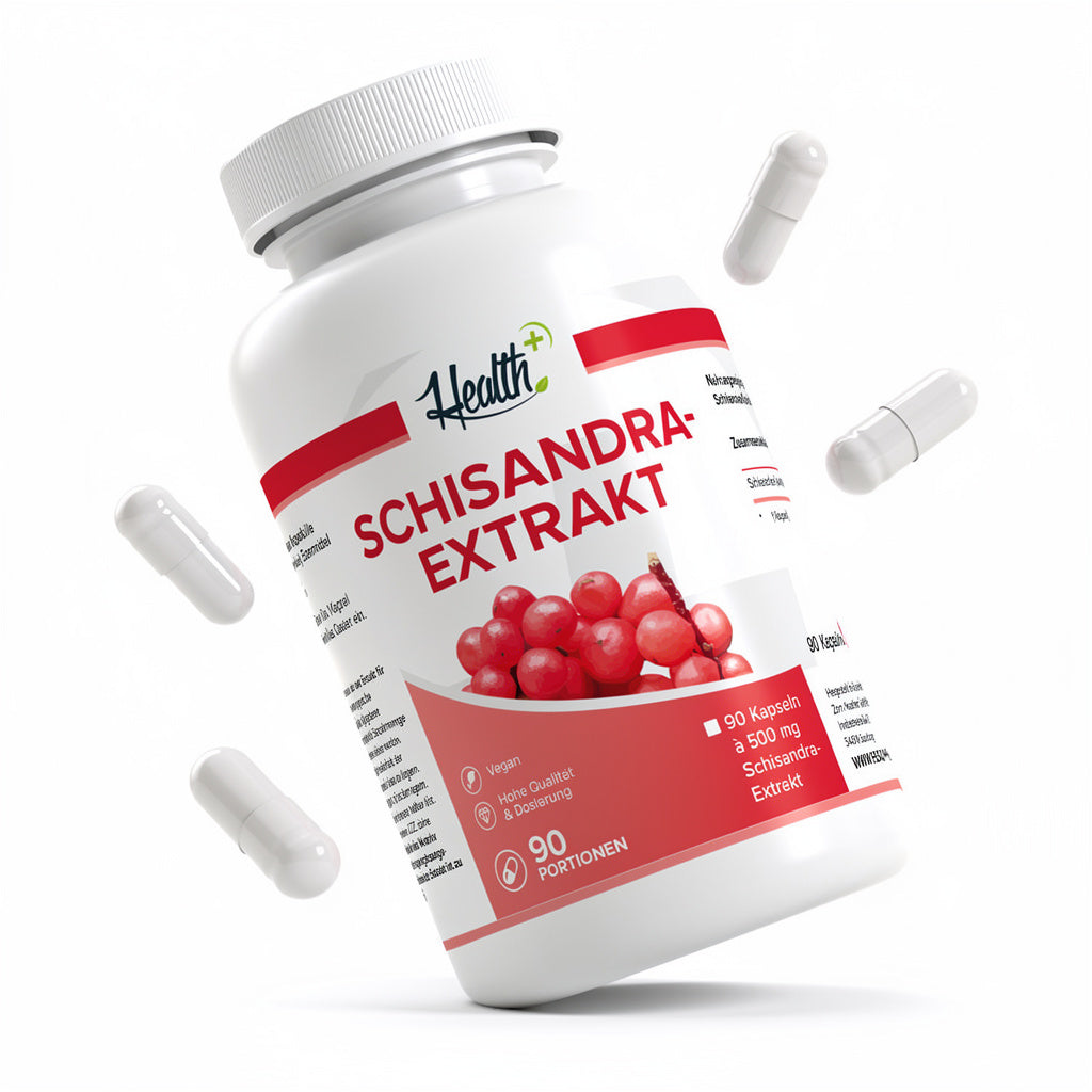 HEALTH+ SCHISANDRA EXTRAKT, 90 Kapseln (MHD)