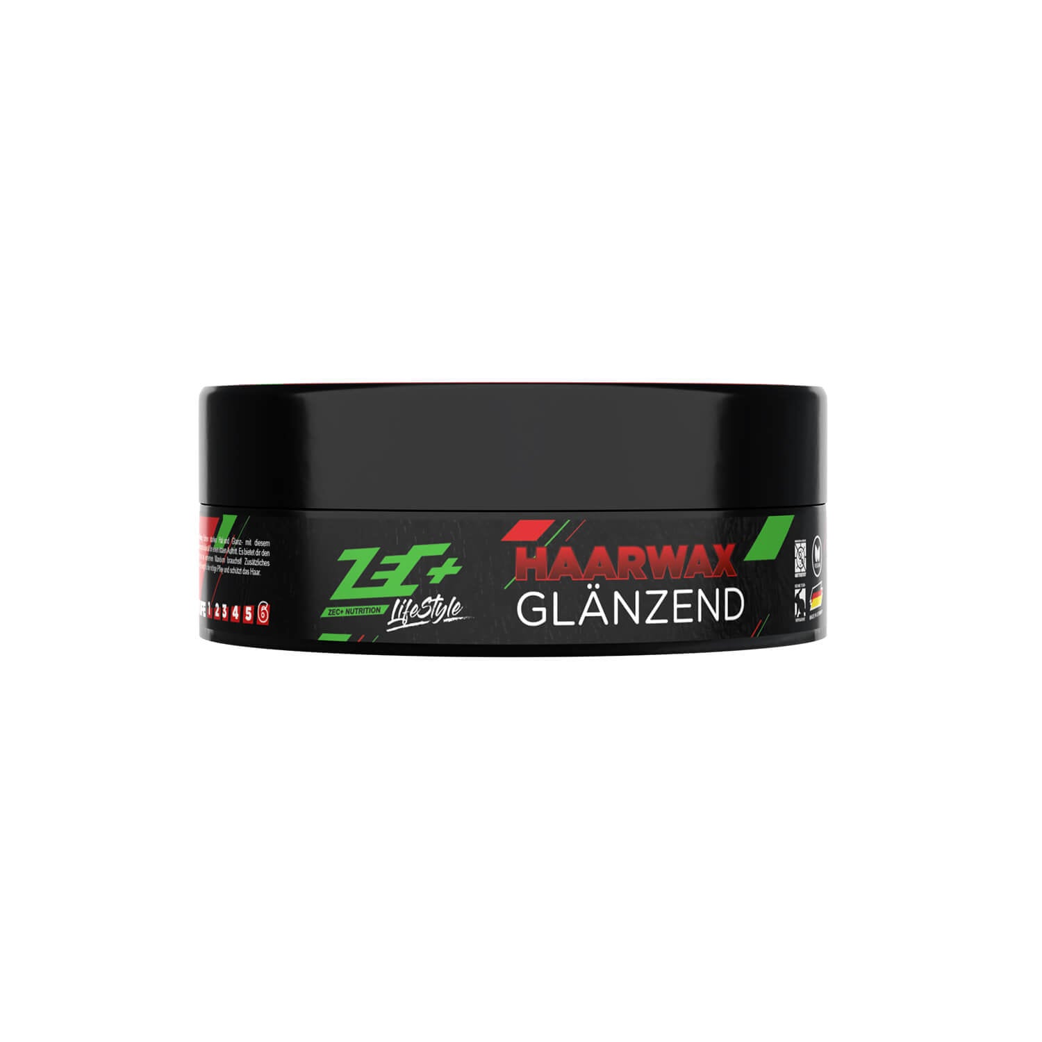 Zec+ Lifestyle Haarwax Glanz Finish 150ml Dose Seitenansicht 1 Stufe 6