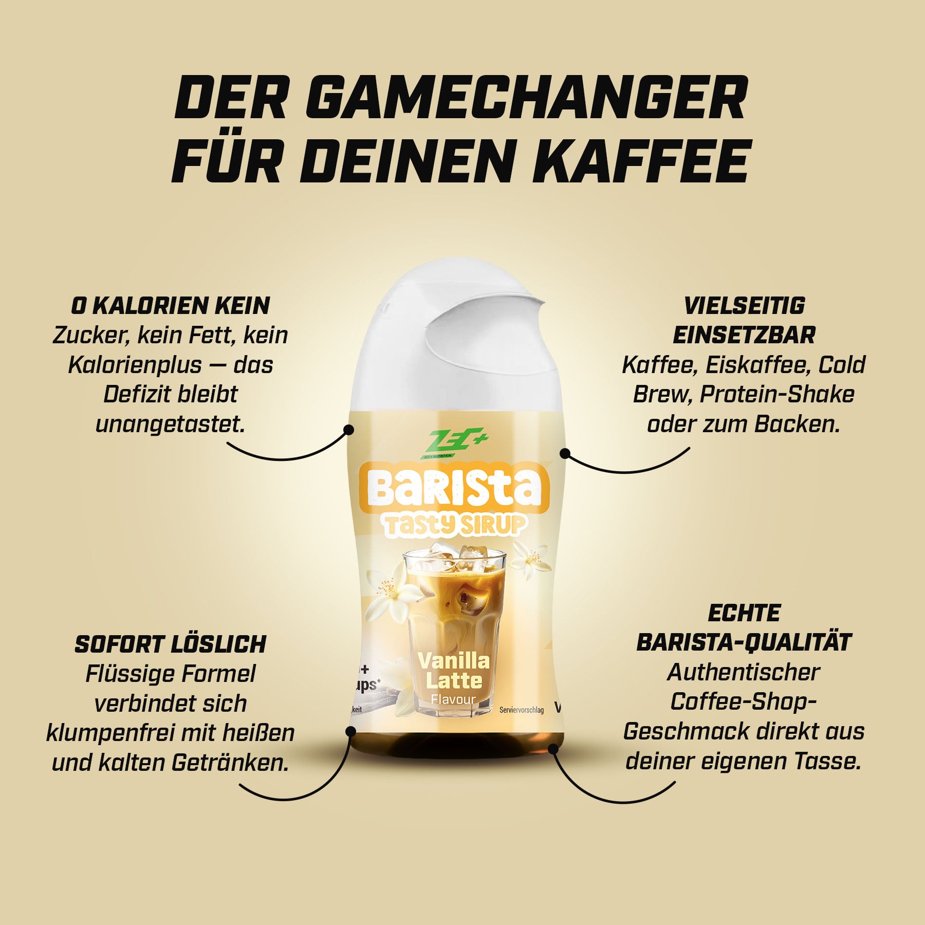 ZEC+ TASTY SIRUP, 65 ml