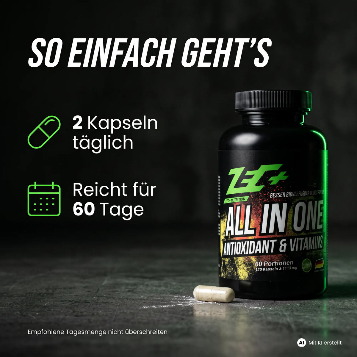 ZEC+ ALL IN ONE ANTIOXIDANT & VITAMIN, 120 Kapseln