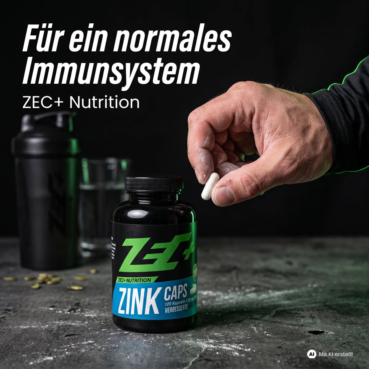 ZEC+ ZINK CAPS Zink-Bisglycinat, 120 Kapseln