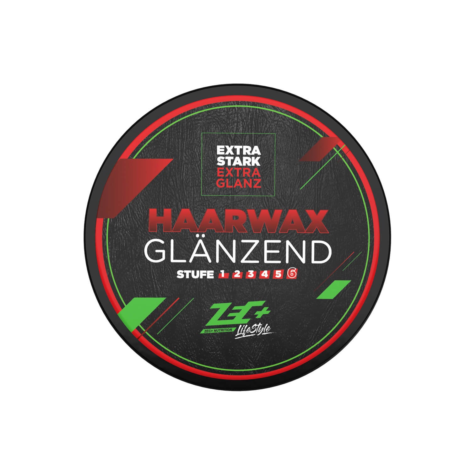 Zec+ Lifestyle Haarwax Glanz Finish 150ml Dose Oberseite Stufe 6