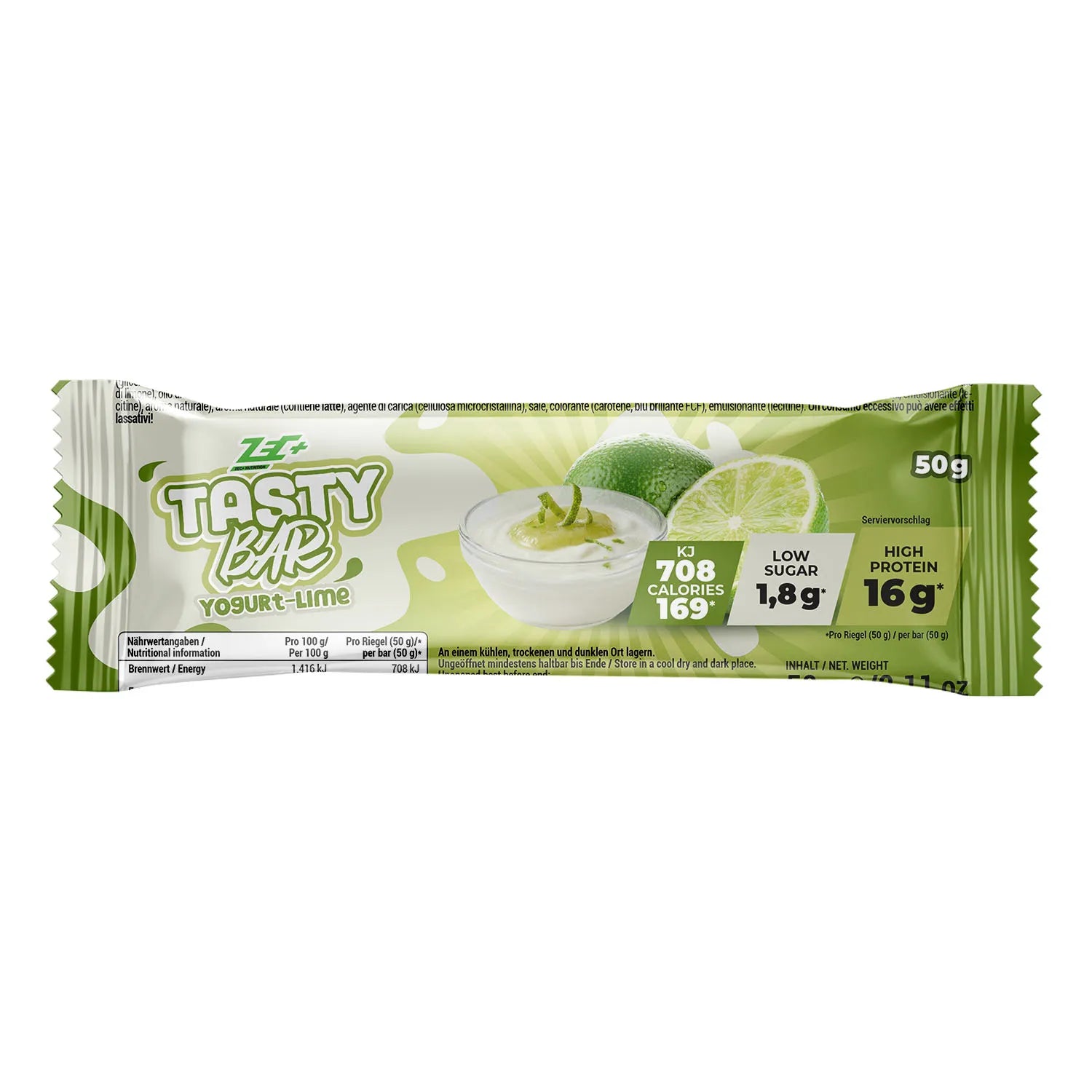 ZEC+ TASTY BAR Yogurt-Lime Limited, 50g