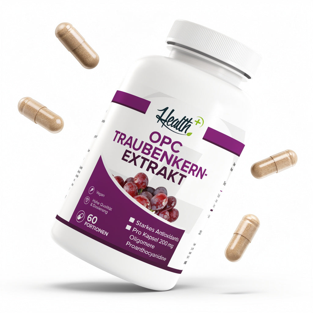 HEALTH+ OPC TRAUBENKERN EXTRAKT, 120 Kapseln