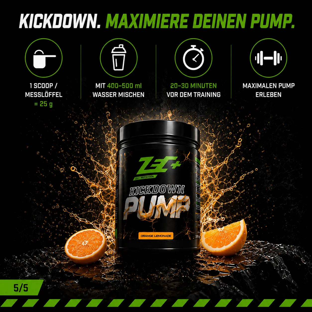 ZEC+ KICKDOWN PUMP, 375g