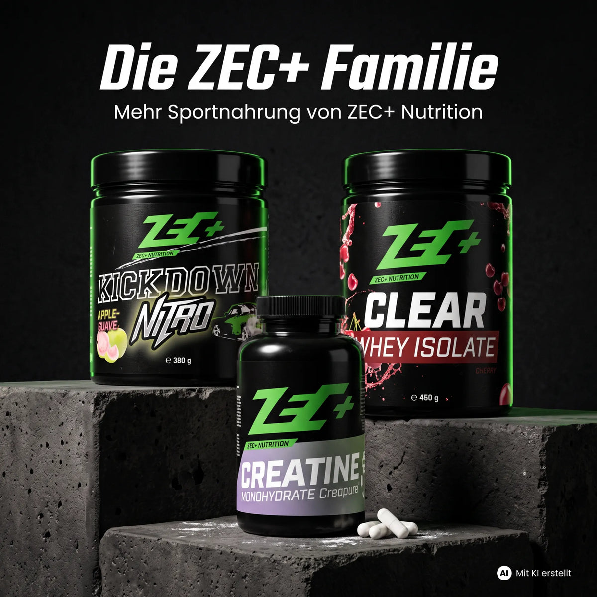 ZEC+ CREATINE MONOHYDRATE CREAPURE 180 Kapseln