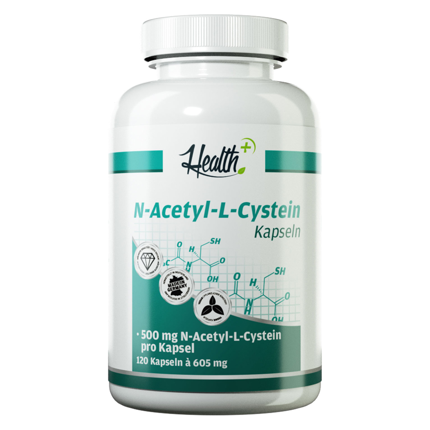 HEALTH+ N ACETYL L CYSTEIN, 20 Kapseln