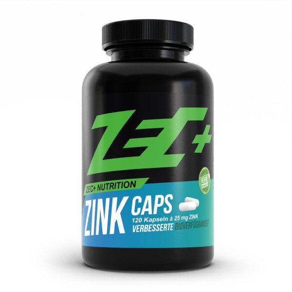 ZEC+ ZINK CAPS Zink-Bisglycinat, 120 Kapseln