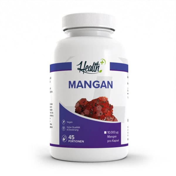 HEALTH+ MANGAN, 90 Kapseln