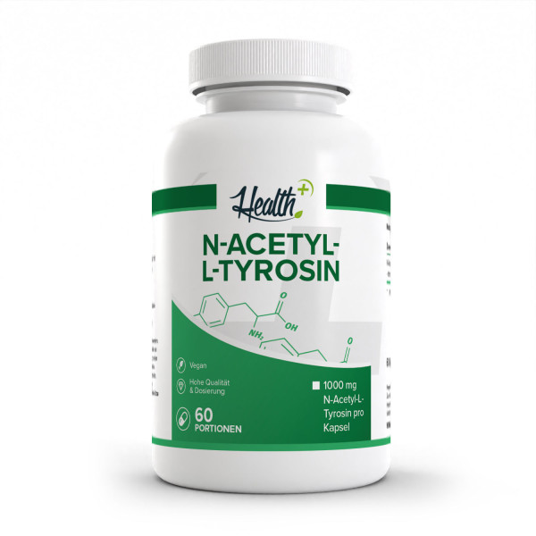 HEALTH+ N-ACETYL-L-TYROSIN, 60 Kapseln
