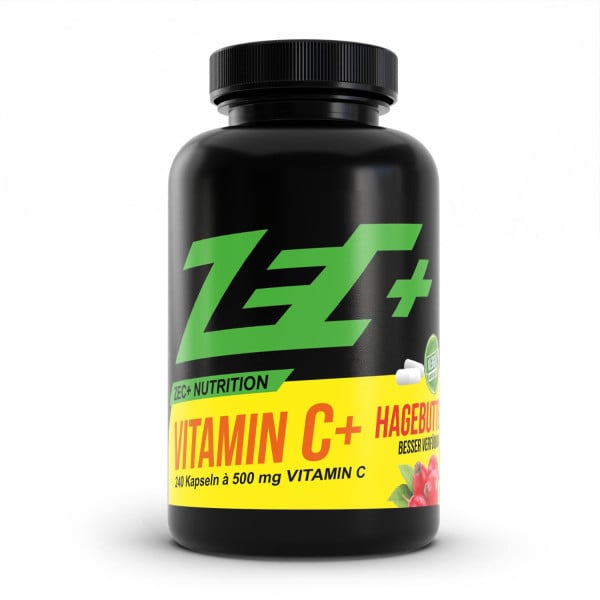 ZEC+ VITAMIN C + HAGEBUTTE Kapseln, 240 Stück