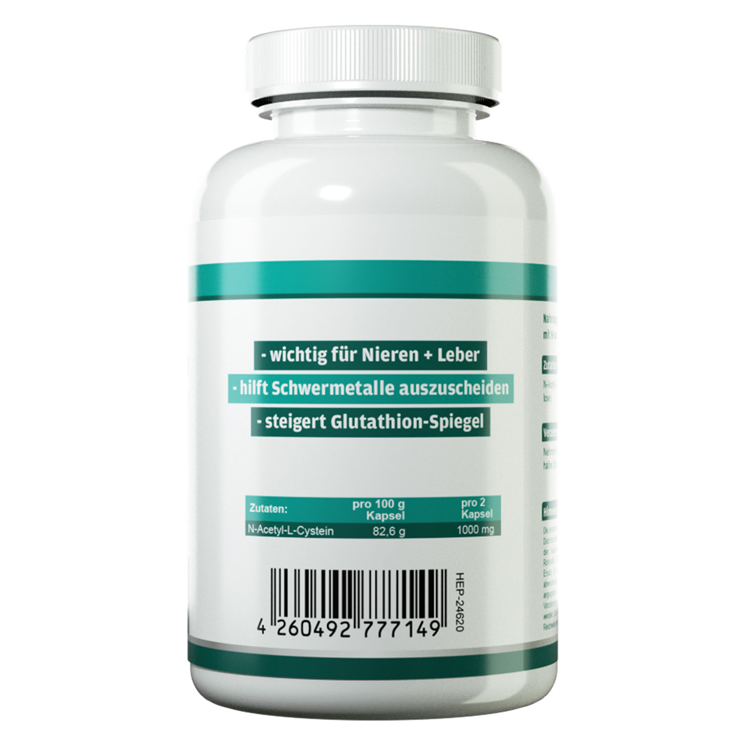 Nac N Acetyl L Cysteine 1200mg 240 Tabletten Leber & Lunge Funktion 