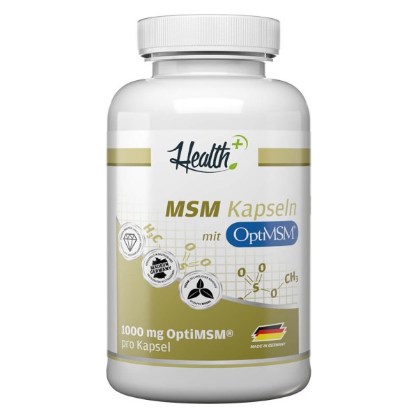 HEALTH+ MSM Kapseln mit OptiMSM®, 120 Kapseln