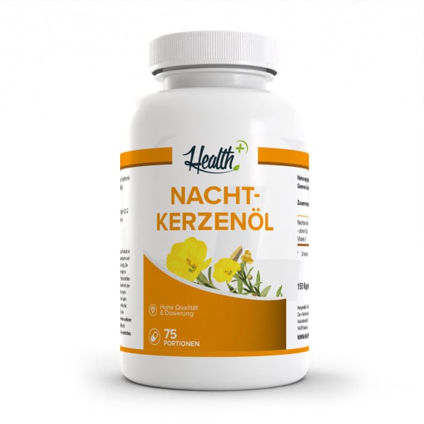 HEALTH+ NACHTKERZENÖL, 150 Kapseln